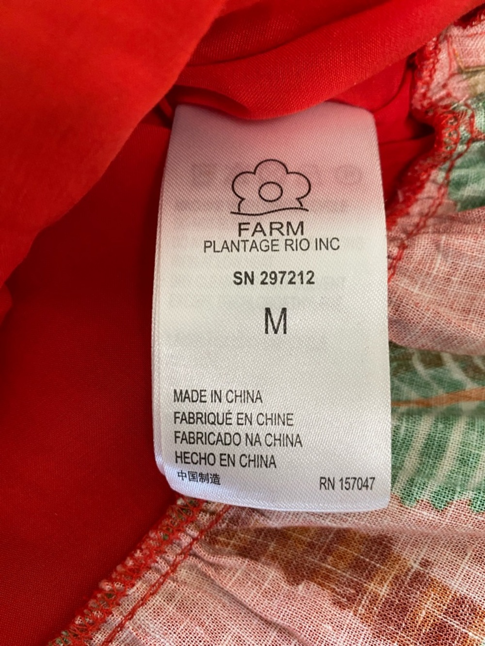 FARM Rio Red Forest Birds Dress - Picture 11 of 12